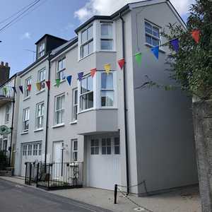 A pair of new build townhouses. Marine Parade, Lyme Regis